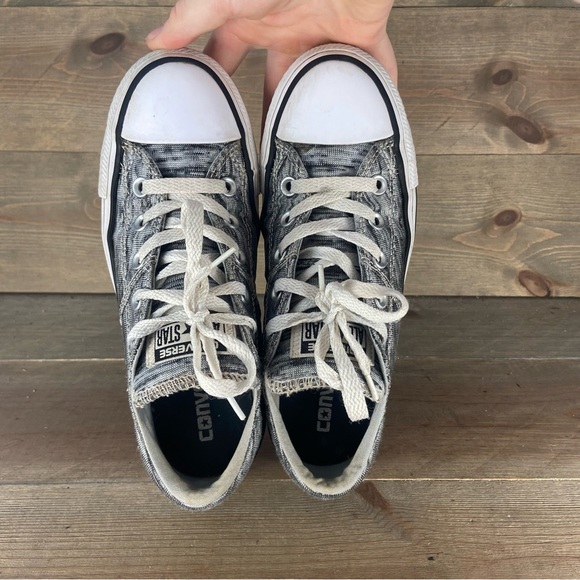 Converse all star chuck Taylor womens size 6 shoes gray black Madison sneakers - Picture 5 of 8